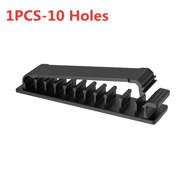 Cable Organizer Cord Management Wire Holder Flexible USB Cable Winder Tidy Silicone Clips For Mouse Keyboard Earphone Protector