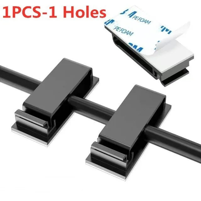 Cable Organizer Cord Management Wire Holder Flexible USB Cable Winder Tidy Silicone Clips For Mouse Keyboard Earphone Protector